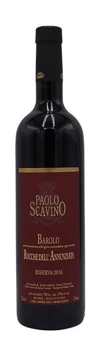 Paolo Scavino Rocche DellAnnunziata Riserva Barolo 2016