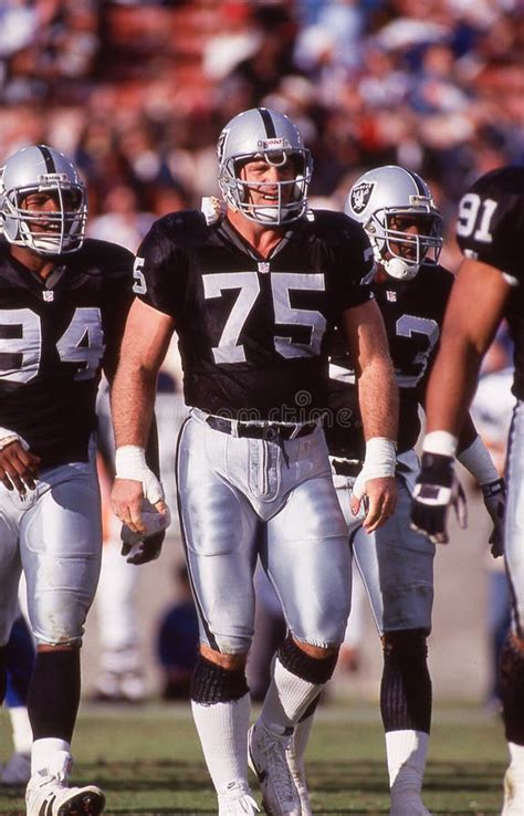 Howie Long Los Angeles Raiders Imagem Editorial Imagem De Quarterback