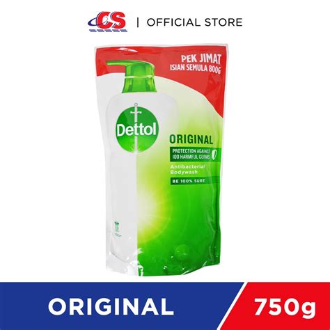 Dettol Shower Gel Original Refill G Shopee Malaysia