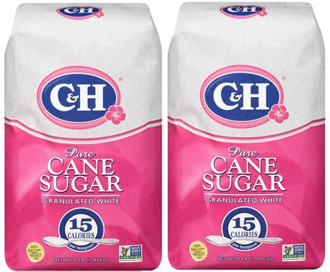 Amazon C H Premium Pure Cane Granulated Sugar 4 LB Bag Pack Of