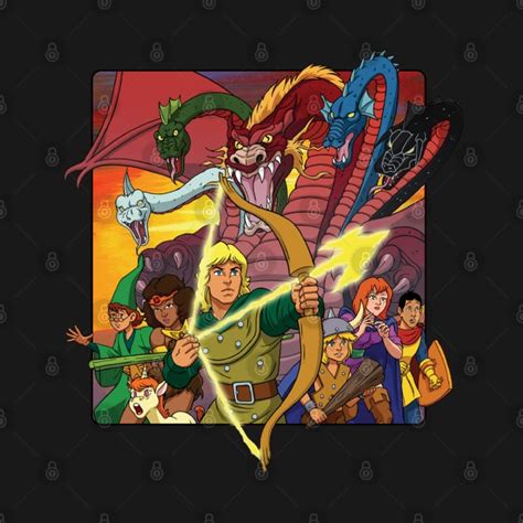 Dungeons And Dragons Cartoon Dungeons And Dragons T Shirt Teepublic