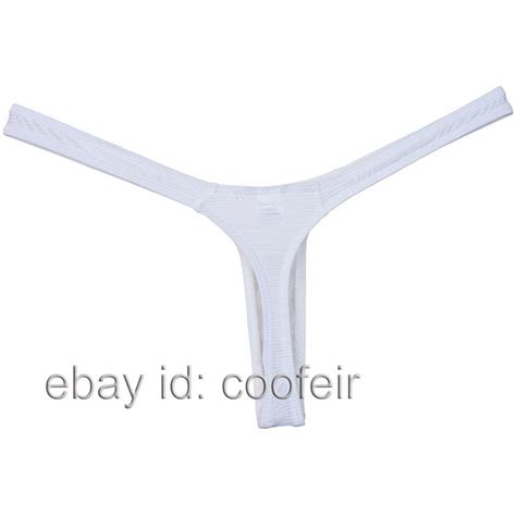 GYM Men S Sexy Underwear Pouch Thong Swimsuit Low Rise Bikini Briefs Underpants EBay