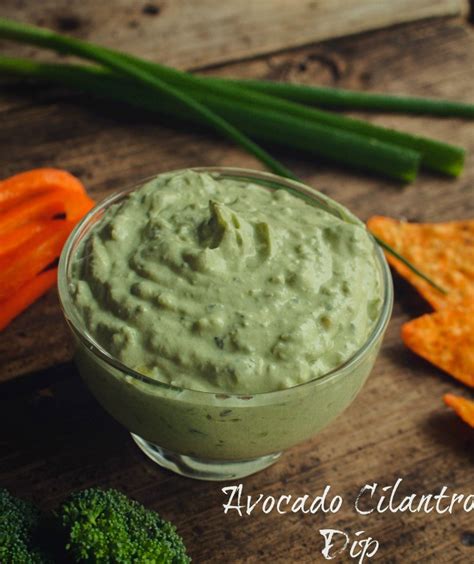 Avocado Cilantro Dip Daily Appetite