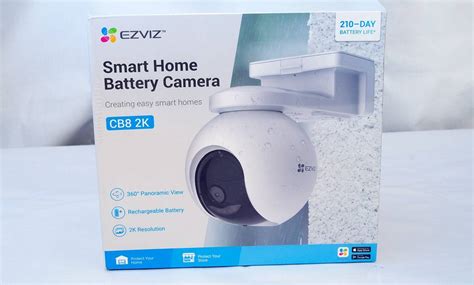 EZVIZ CB8 2K BATTERY POWERED PAN TILT WIFI CAMERA ACD Tech