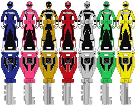 Ranger Keys Jammingers By Axusho On Deviantart Power Rangers Super