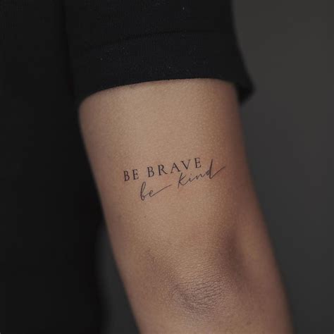 Camilo Leal Tattoo On Instagram Be Brave Be Kind Clealtattoo