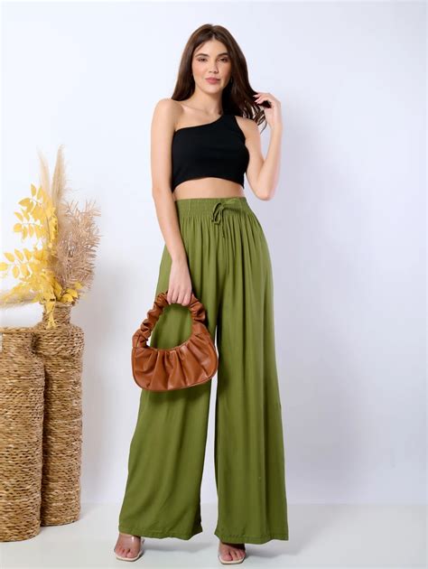 AM FASHION Calças Pantalona Femininas forro viscolinho SHEIN Brasil