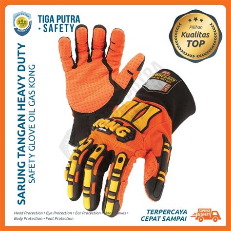 Jual Sarung Tangan Oil Gas Safety Glove Heavy Duty Kong Shopee