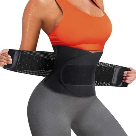 Ceinture De Sudation Femme Corset Minceur Ventre Plat Sweat Ceinture