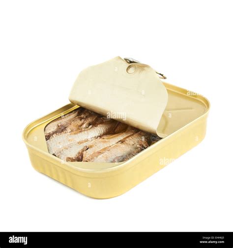 Easy Open Sardine Can With The Pull Tab Stock Photo Alamy