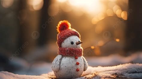 Winter Snowman Cute Background, Winter, Background, Snowman Background ...