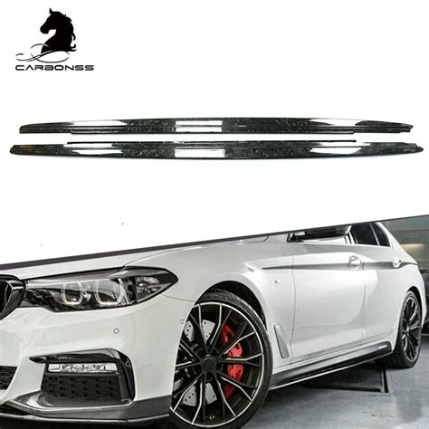 M Performance Style Forged Carbon Side Skirts For Bmw G30 2017 China Carbon Fiber Side Skirts