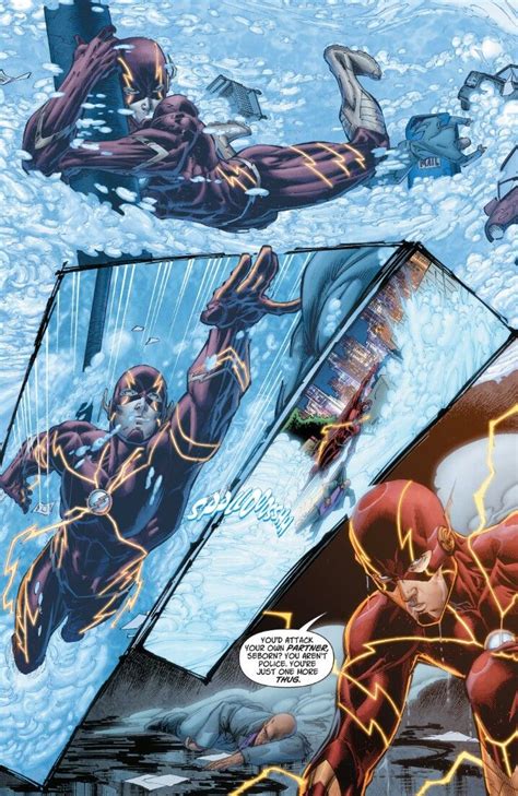 The Flash Superhuman Speed Swimming Flash Vs Comics Artwork The Flash