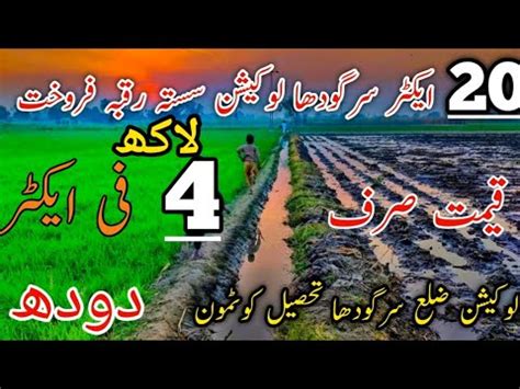 Land For Sale20 Acer Agriculture Land For Sale In Punjab Pakistan