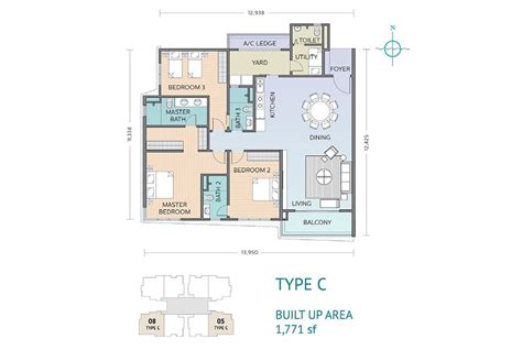 Aston Kiara 3 Floor Plan - floorplans.click