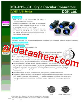 Dms A Sl Sw Datasheet Pdf Ddk Ltd