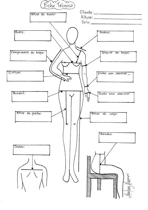 Ficha Técnica Do Cliente Técnicas De Costura Costura De Alta Costura