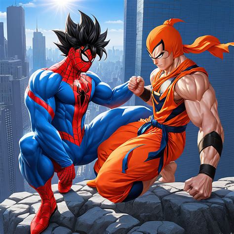 Spiderman with goku by Baba cha Official - Playground