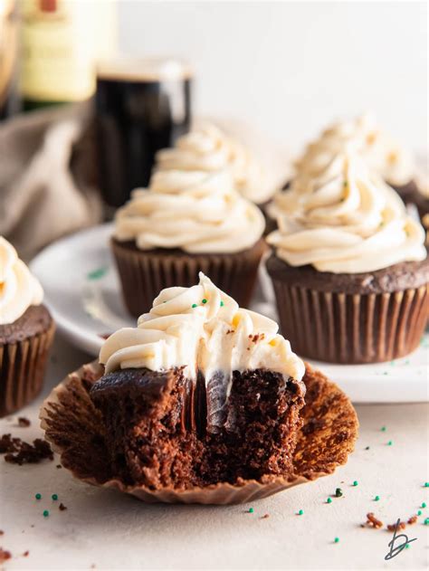 Guinness Cupcakes With Bailey S Frosting