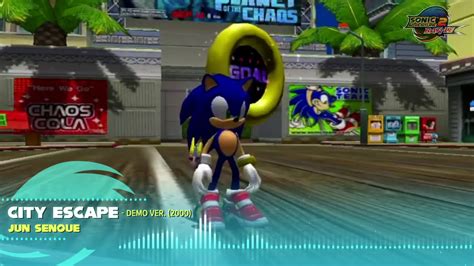 Sonic Adventure City Escape Demo Ver Youtube Music