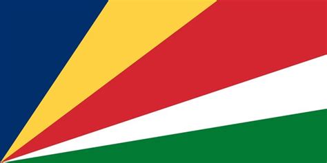 Bandeira da nação bandeira das seychelles Foto Premium