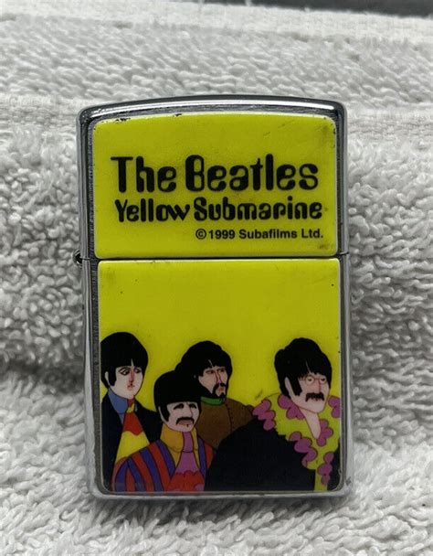 VINTAGE RARE 2000 THE BEATLES YELLOW SUBMARINE ZIPPO LIGHTER EBay