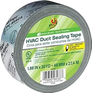 Amazon Duck Brand Hvac Duct Sealing Tape Silver Inches X