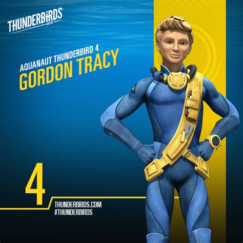 Thunderbirds Are Go Gordon Tracy And Thunderbird Profiled