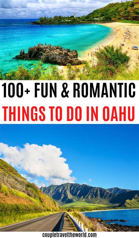 100 Fun And Romantic Things To Do In Oahu Oahu Hawaii Hawaii Travel Usa Travel Oahu Things To