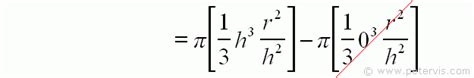 Volume Of Cone Derivation Proof