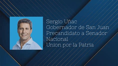 Rsj Sergio U Ac Gobernador De San Juan Precandidato A Senador