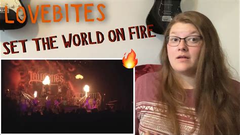 Lovebites Set The World On Fire Reaction Youtube