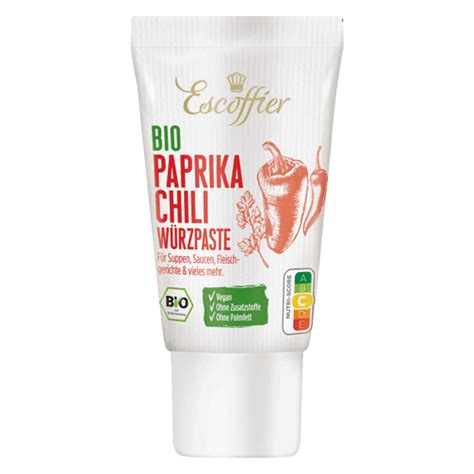 BIO Paprika Chili Würzpaste fruchtig pikant Escoffier