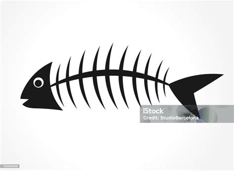 Tulang Ikan Vektor Ilustrasi Stok Unduh Gambar Sekarang Ikan