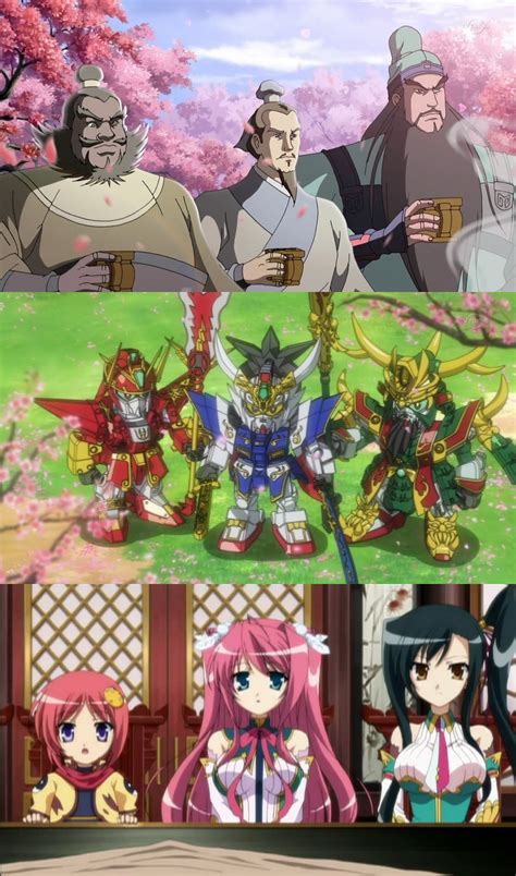 Kanu Ryuubi Chouhi Guan Yu Liu Bei And 4 More Gundam And 5 More