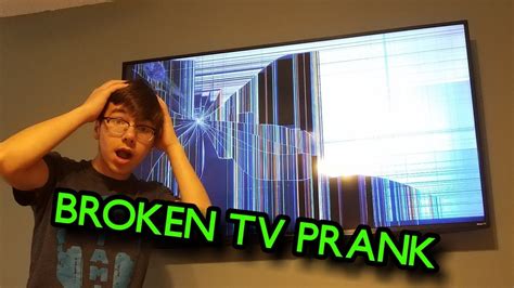 MY BROKEN TV PRANK GONE WRONG!!!! - YouTube