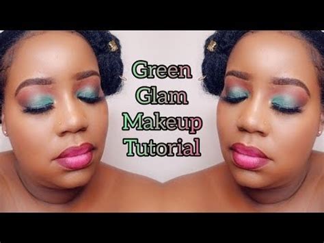 GREEN GLAM MAKEUP TUTORIAL YouTube