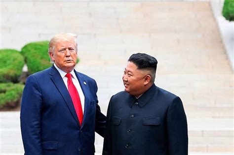 Trump Betritt Als Erster Us Pr Sident Nordkoreanischen Boden Ausland