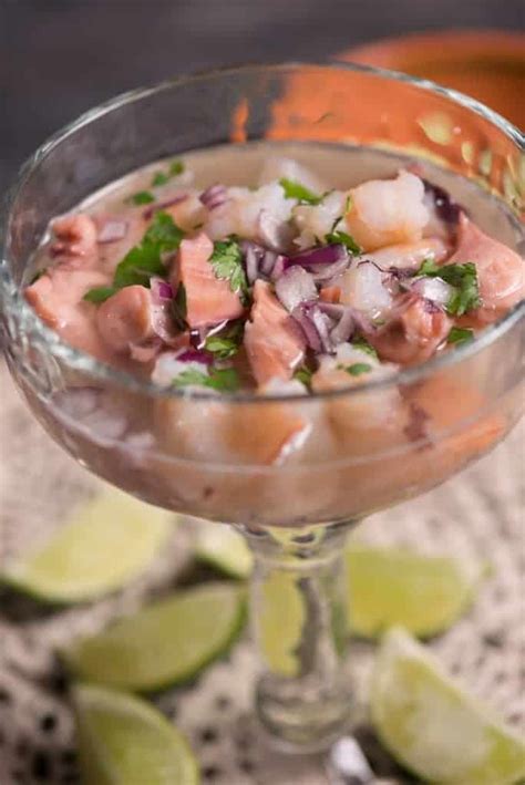 Mexican Seafood Cocktail Campechana Mexican Shrimp Recipes Mexican