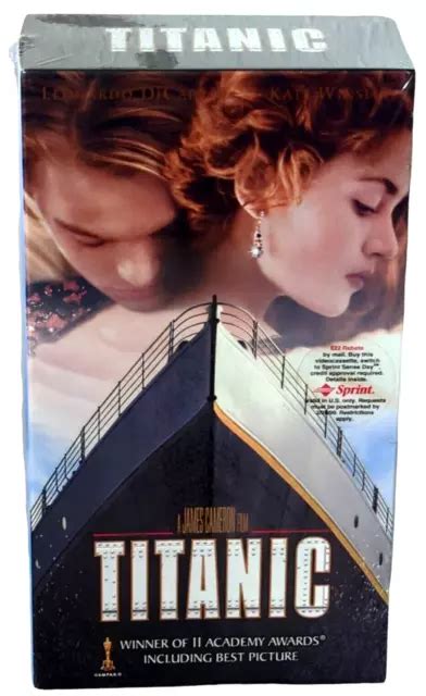 TITANIC 2 TAPES VHS Set Movie Leonardo DiCaprio Kate Winslet New Sealed