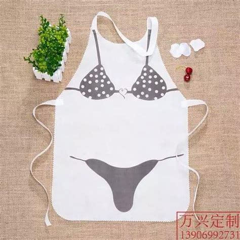 Jual New Produk Celemek Masak Apron Dapur Kostum Costplay Sexy Unik Jas Bikini Sixpack Six