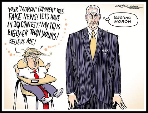 Trumps Moronic Iq Challenge To Rex Tillerson