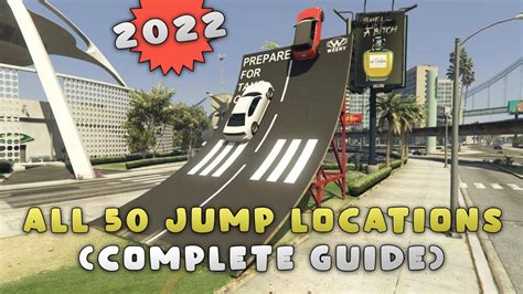 Gta V All Stunt Jump Locations 5050 Full Guide 2022 Remastered