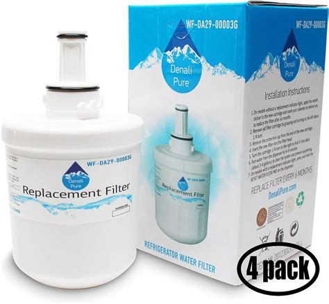 4 Pack Replacement For Samsung Da61 00159 Refrigerator Water Filter Compatible