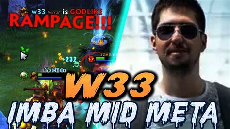 W33 New Mid Meta Hero WTF Ez RAMPAGE Dota 2 Pro Gameplay Highlights