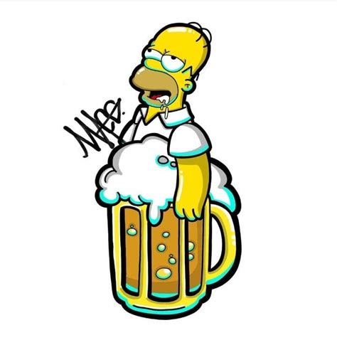 Pin By Lorenna Mattos On STICKERS COLORIDOS Homer Simpson Drawing