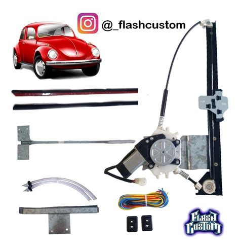 Kit Vidro Dianteiro Elétrico Para Fusca Completo Mercado Livre