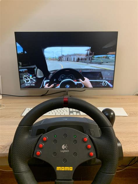 Z Vodn Volant Logitech Momo Racing Force Feedback Wheel Aukro