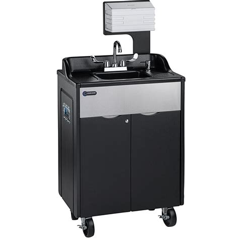 Ozark River Manufacturing TSPRK AB AB1N Titan PRO 1 Black Portable Hot Water Hand Sink With HDPE