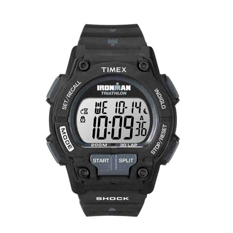 Rel Gio Timex Ironman Shock Masculino Preto T K Elister